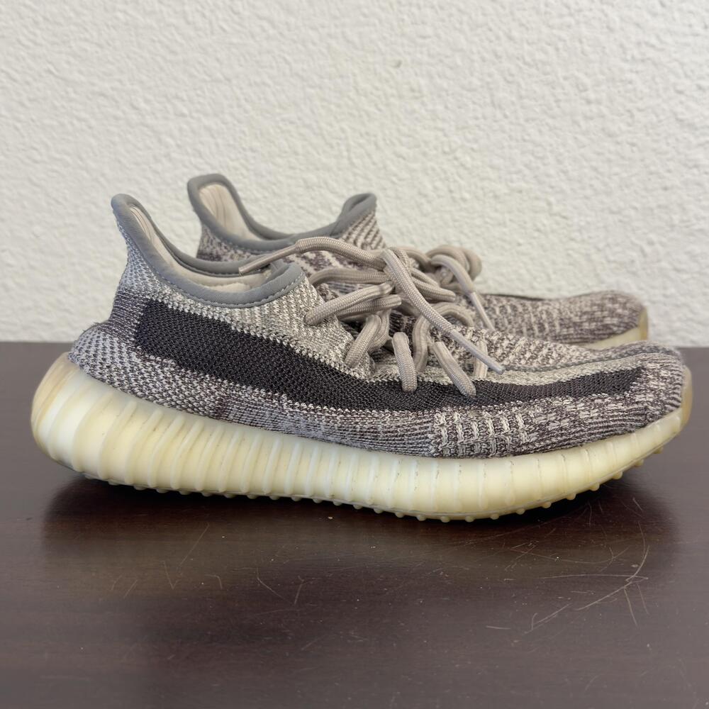 Adidas Yeezy Boost 350 V2 Shoes Mens Size 5 Gray Zyon Primeknit FZ1267 Sneakers